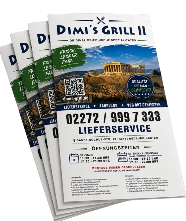 Speisekarte1 Speisekarte Dimi’s Grill II
